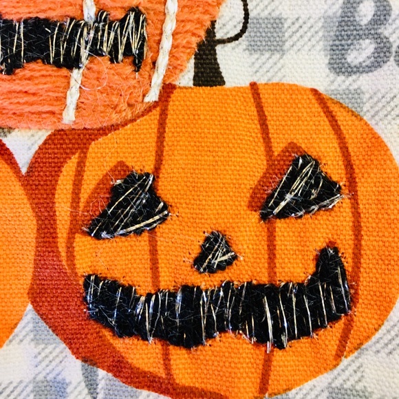 3 Halloween Embroidered Black Cat Kitchen Towels - Picture 9 of 12